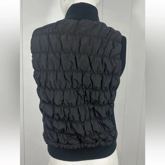 Calvin Klein Performance Womens Black Puffer Vest Size M Full Zip - Picture 6 of 10